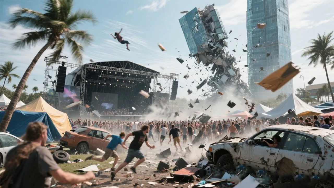 festi’neuch 2025 : entre solidarité face à l’orage, performances musicales et évacuation inédite